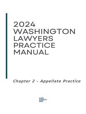 cover image of 2024-25 Washington  Lawyers Practice Manual - Chapter 2